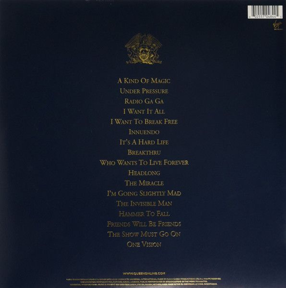 Виниловая пластинка Queen Greatest Hits II