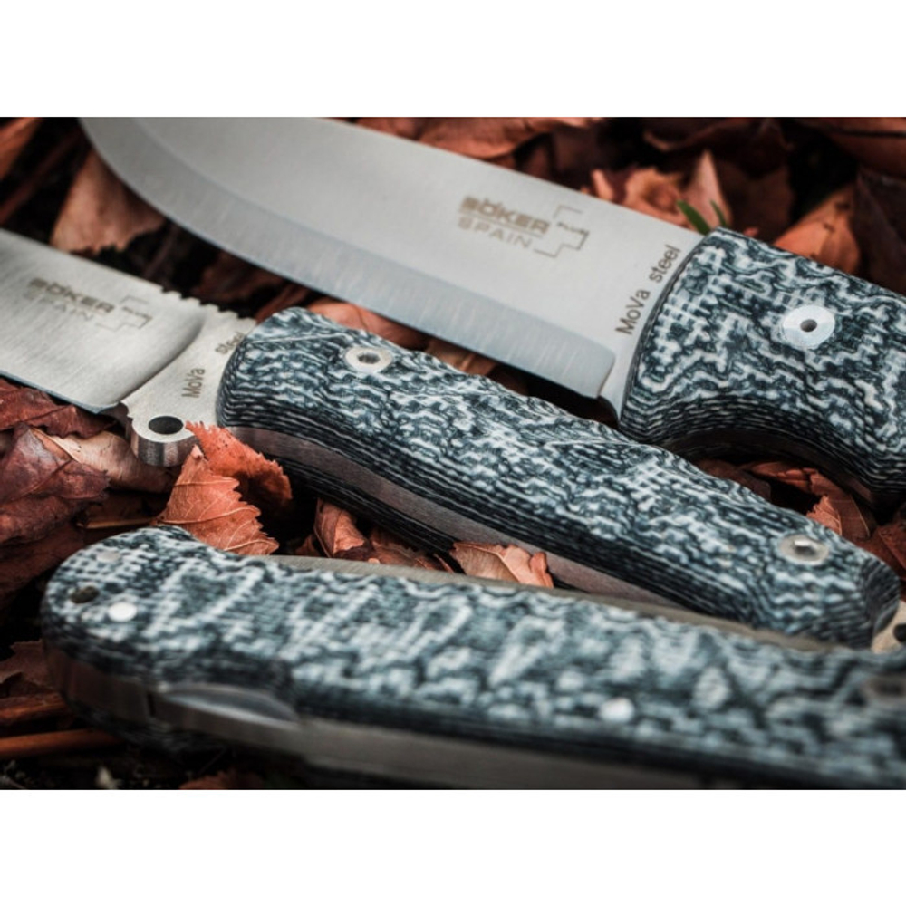 Нож Boker 01bo380 Spain Bushcraft Folder Granito