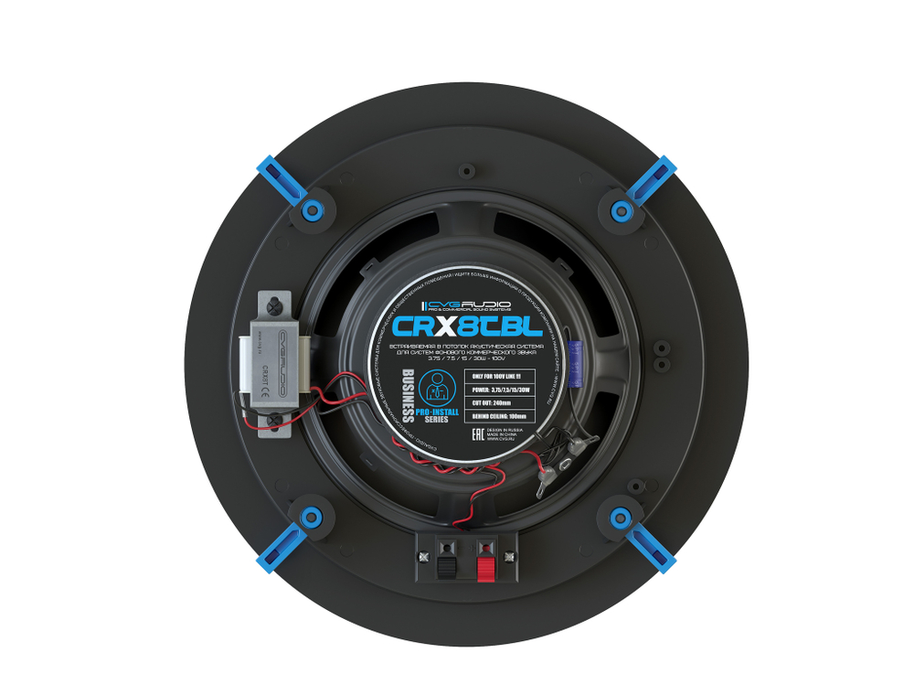 CVGAUDIO CRX8TBL Потолочная встраиваемая акустическая система 100V line