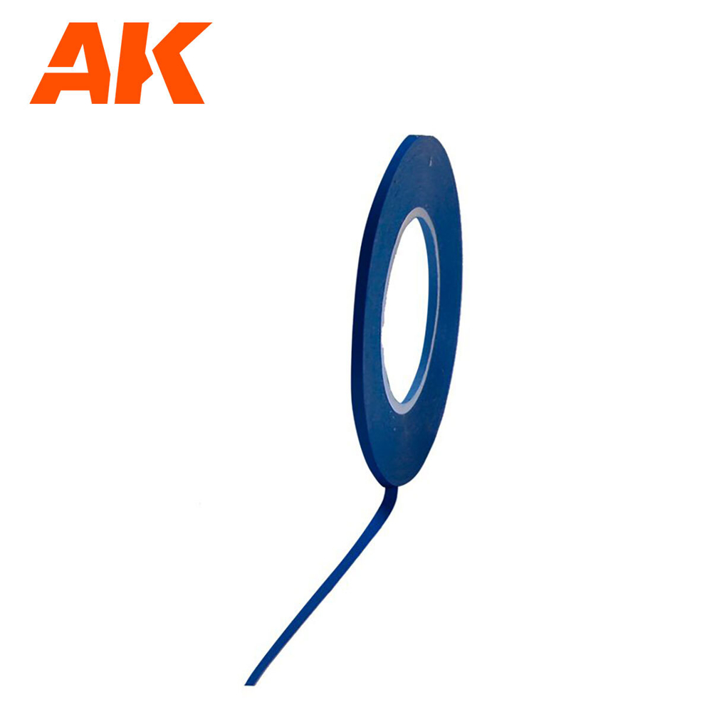 Маскировочная лента для моделизма, гибкая. Ширина 2мм - AK Interactive Masking Tape for Curves 2mm