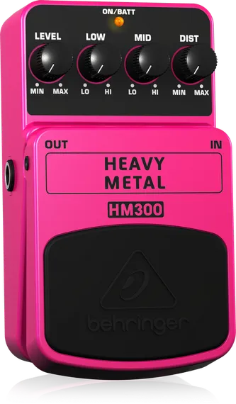 Behringer HM300- Педаль эффектов "хэви метал"-дисторшн