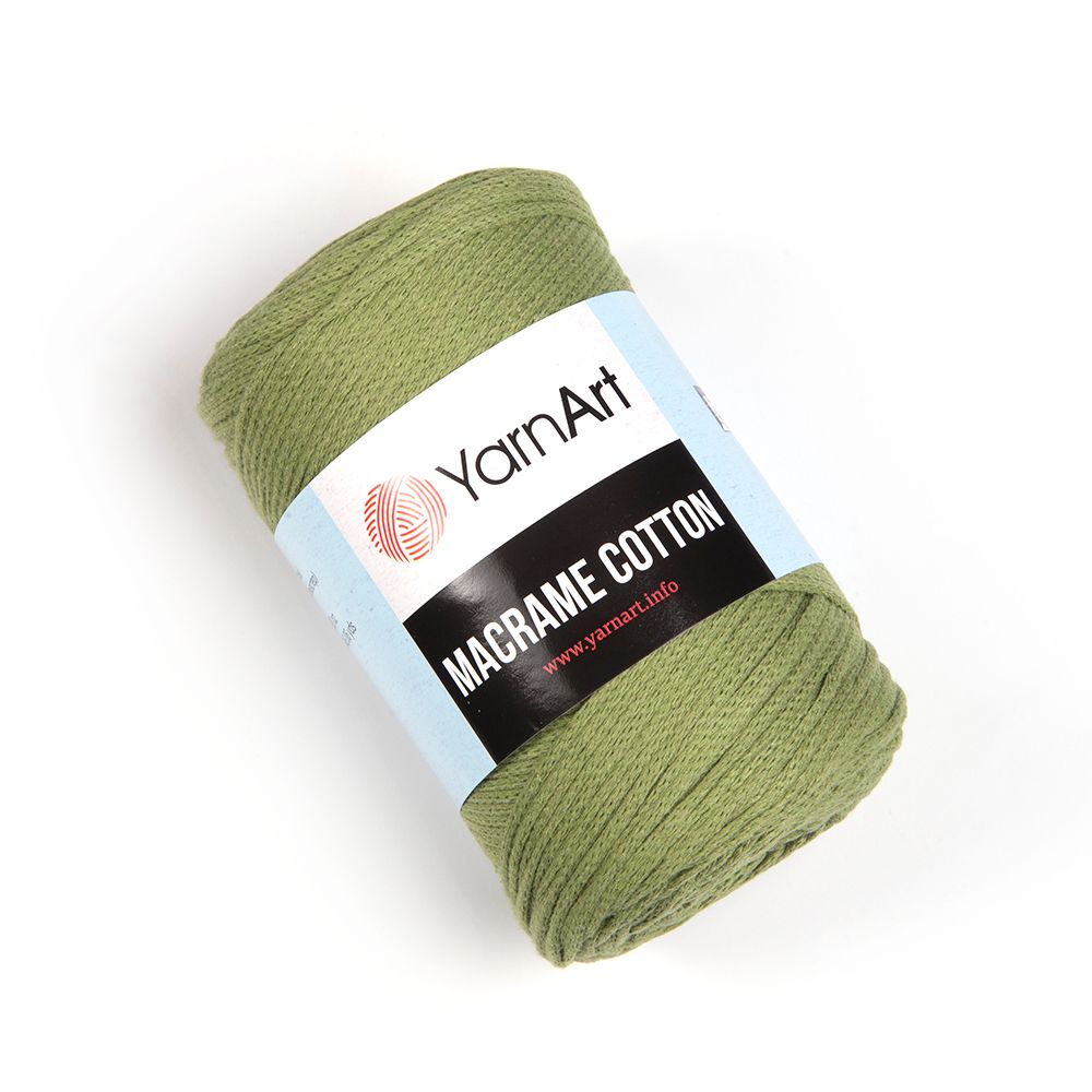 Пряжа YarnArt Macrame Cotton, Светлый горох