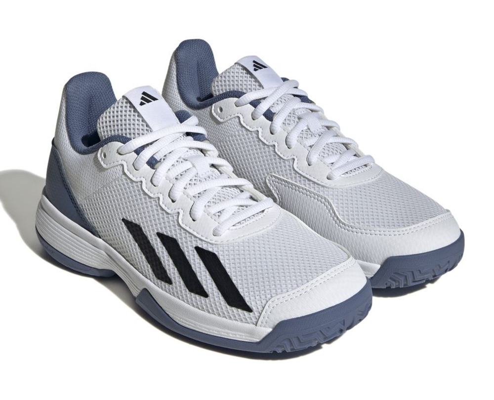 детские Кроссовки теннисные Adidas Courtflash K - белый