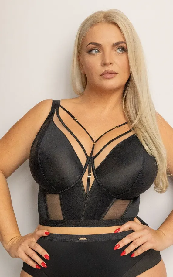 SIMPLE Bralettelongline Бюст