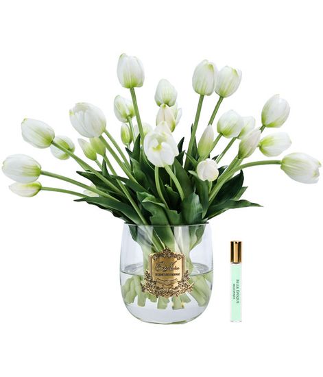 Букет белых тюльпанов Cote Noire Heritage tulips white, Cote Noire