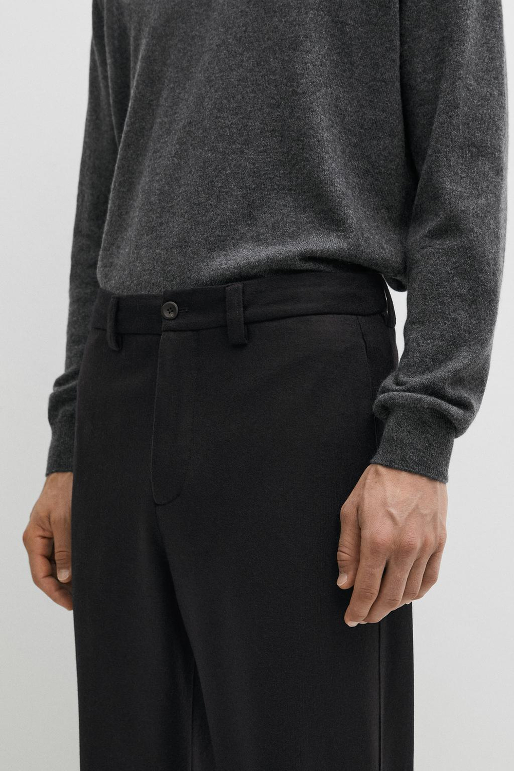 Massimo Dutti Костюмные брюки из 100% шерсти, темно-синий