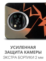 Дизайнерский чехол из пластика для XIAOMI POCO X3 / X3 PRO / X3 NFC с усиленной защитой камеры и глянцем