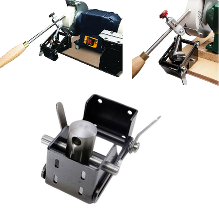 Комплект Упор заточной Robert Sorby Deluxe Universal Sharpening System и Шаблон с углами: 10,30,45 и 90 гр. для заточки стамесок, ножей, ножей рубанков, токарных резцов на станках с заточным кругом М00011078