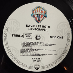 Винтажная виниловая пластинка LP David Lee Roth Skyscraper (Germany 1988)