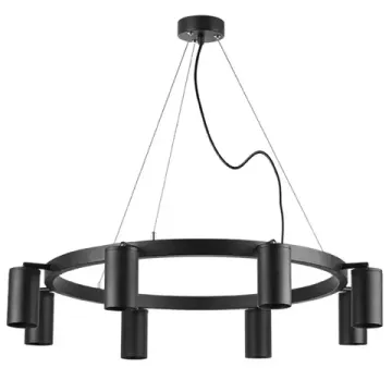 Люстра подвесная 8*GU10 LR018378 черный Rullo Lightstar