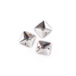 Стразы стекло 12х12 мм, 15 шт (5х3 шт), №01 белый (Crystal), Zlatka ZRSE-0212