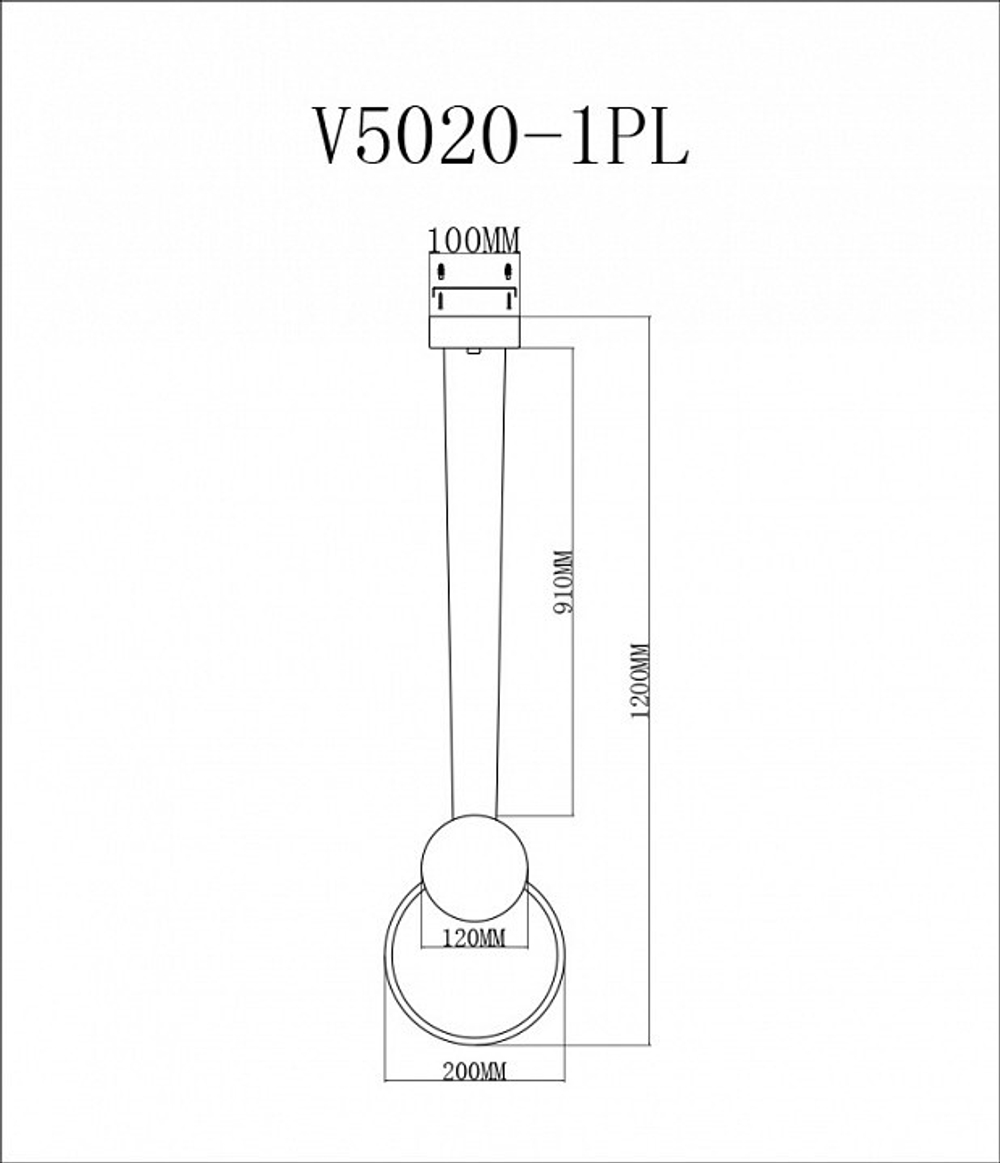 Подвесной светильник Moderli Yumi V5020-1PL