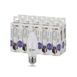Лампа светодиодная ЭРА STD LED B35-9W-860-E27 9Вт свеча холодный дневной свeт Е27 | Лампы cветодиодные Свеча (B/C)