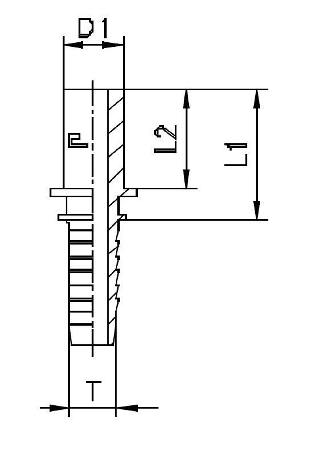 Фитинг DN 12 BEL (Ш) 18