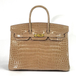 Сумка Hermes из кожи крокодила 35 см