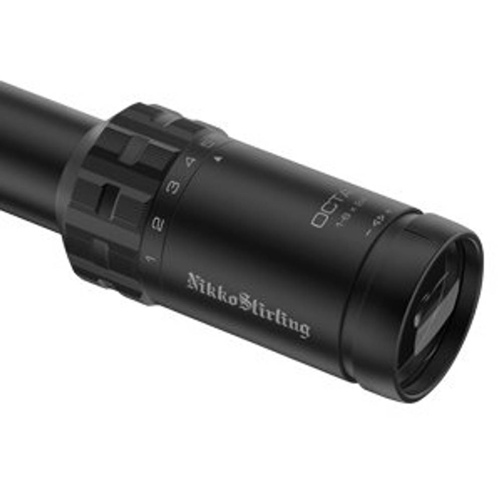 Прицел Nikko Stirling серии OCTA 1-8x24, 4Dot грав., подсв.точки, 30мм, длина 260мм, 550г