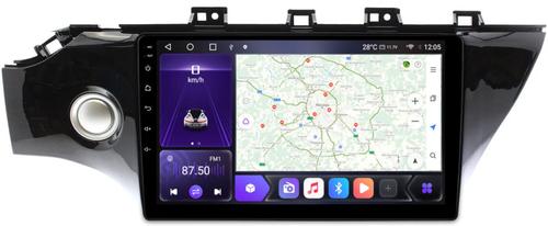 Магнитола для KIA Rio 4, Rio X-Line 2017-2020 (рамка 10" с кнопкой) - Kuberg OL-1742-2 IPS, Android 10, 4G SIM-слот