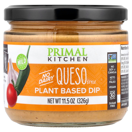 Primal Kitchen, Раствор для соусов на растительной основе Queso, мягкий, 326 г (11,5 унции)