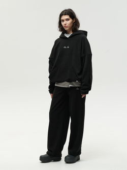 Drawstring Hoodie Black