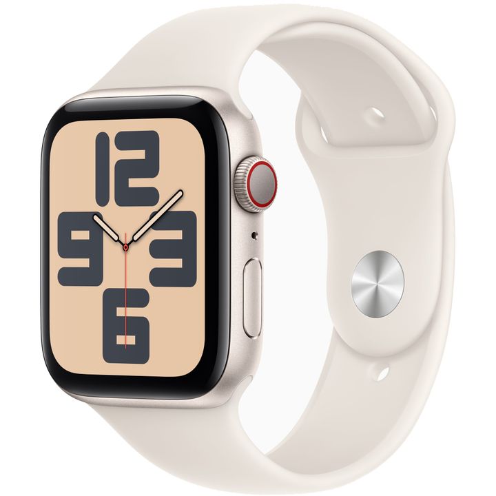 Умные часы Apple Watch SE 2 44мм Starlight Aluminum Case с Starlight Sport Band