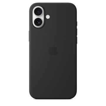 Силиконовый чехол Apple для iPhone 16 Plus с MagSafe черный