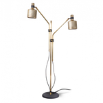 торшер Bert Frank Riddle Floor Lamp Black  & Brass