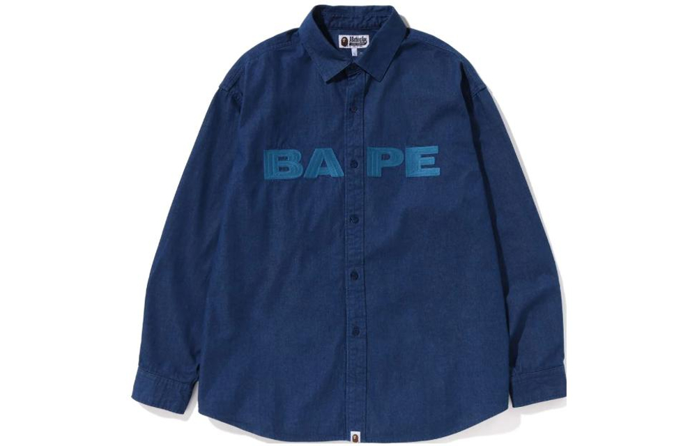 A Bathing Ape Denim Loose Fit Shirt