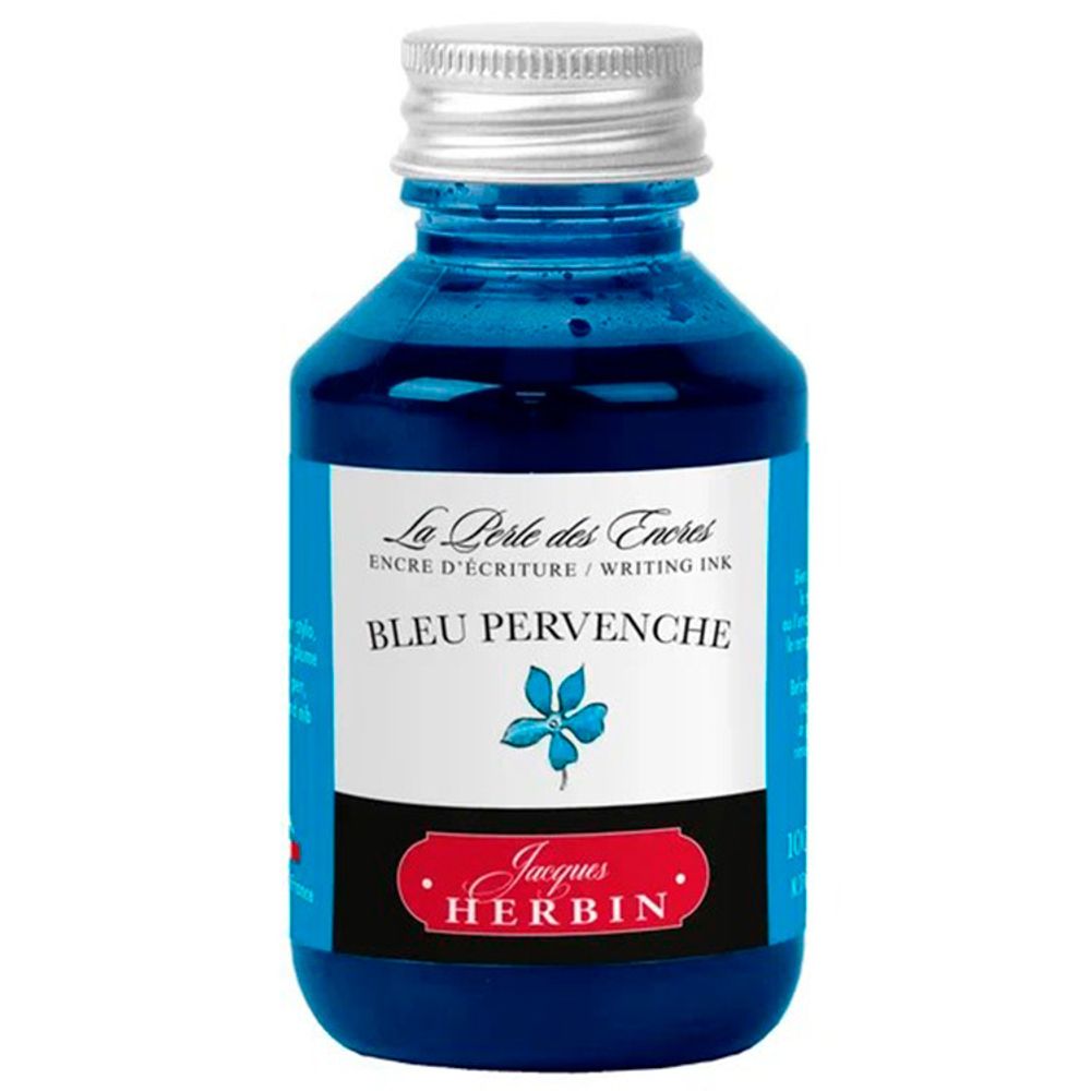 Чернила во флаконе Herbin 100 мл Bleu pervenche голубые (17013T)