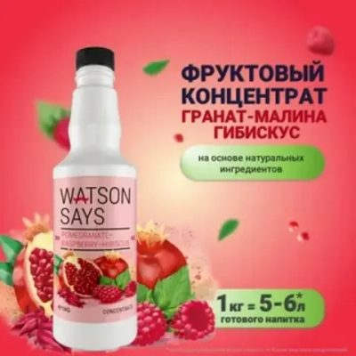 Концентрат для напитков Гранат-Малина-Гибискус "Аграна" 1 кг (Россия)