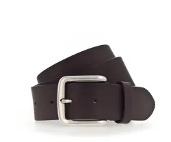 Ремень взрослый MUSTANG Leather belt in 40 mm with buckle in silver antique
