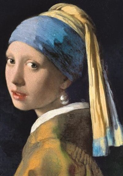 Puzzle "1000 Art Collection" - Girl with a pearl earring / Bridgeman