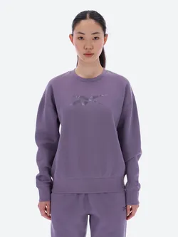 Толстовка женская REEBOK ABIGAIL TONAL SATIN CREWNECK SWEATSHIRT