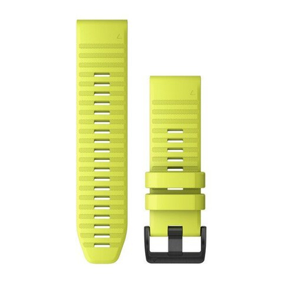 Ремешок сменный Garmin Fenix 6X 26mm QuickFit  (силикон) желтый  010-12864-04