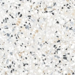 Керамогранит Alma Ceramica GFU57TRZ07L Terrazzo 57x57 белый лаппатированный под камень