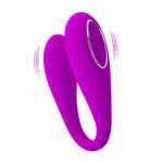 Лиловый вибратор для двоих с управлением через приложение Pretty Love Vibrator August BI-014582HP