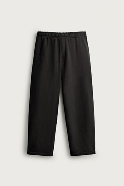 ZARA ДЖОГГЕРЫ WIDE-FIT, ЧЕРНЫЙ