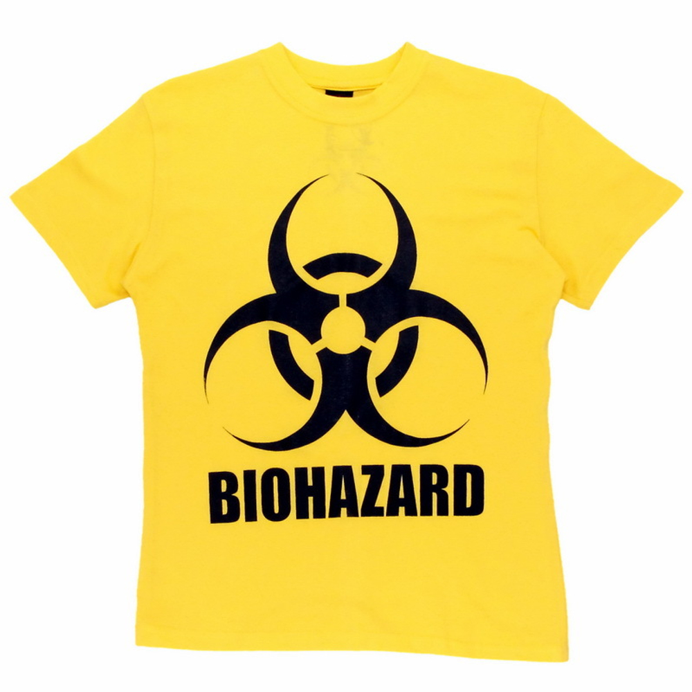 Футболка Biohazard желтая (547)