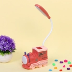 Настольная лампа «Sweet - Паровоз» LED 10*5*21 см, USB 5v 3w, Коралловый