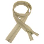 Молния потайная (скрытая) SBS Т3 (3 мм) 1 зам., н/раз., 18 см, S-580 черный, уп. 50 шт