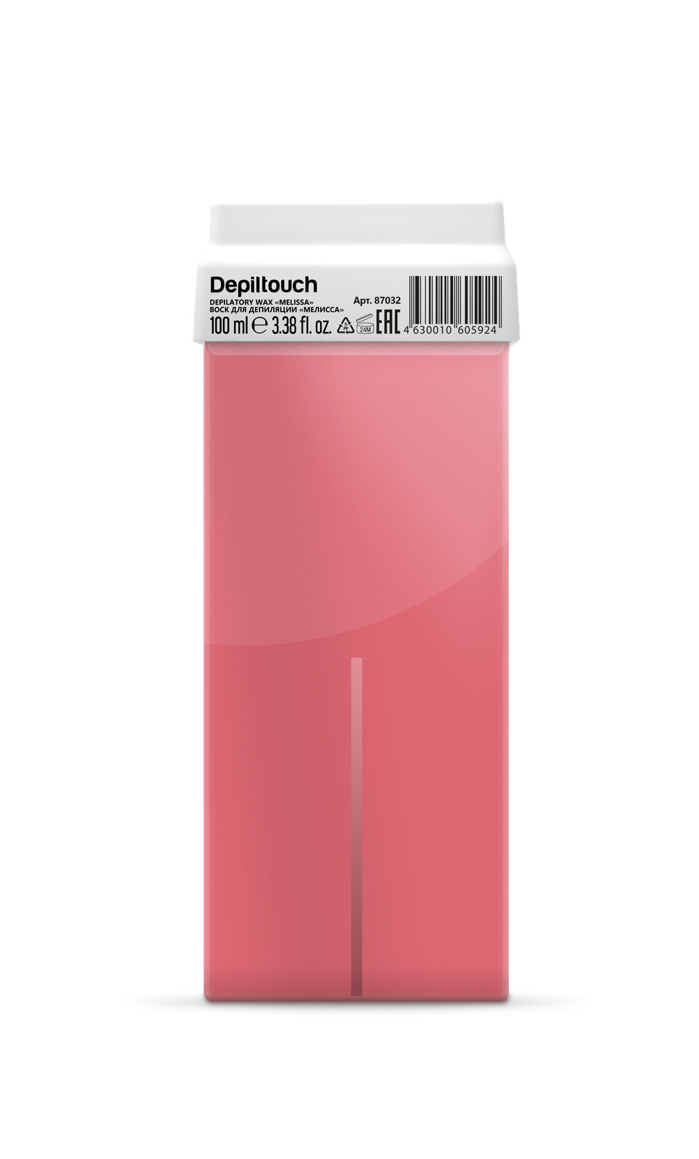 Depiltouch Professional Натуральный воск в картридже Мелисса, 100 мл