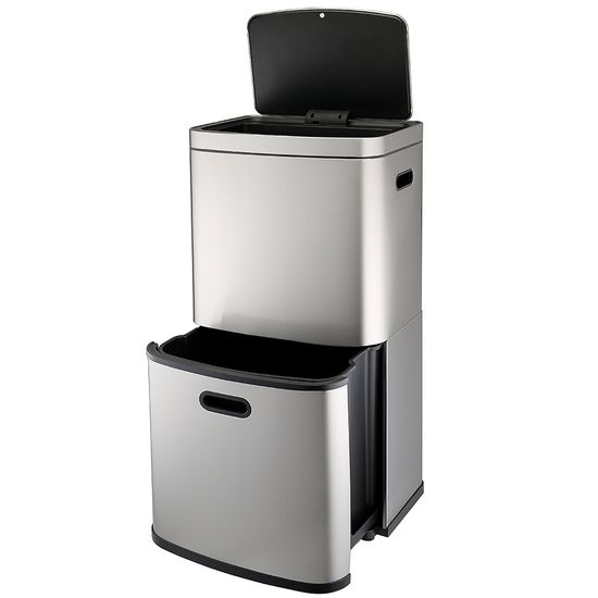 Контейнер мусорный с 2-мя отделениями smart bin, сенсорный, 60 л