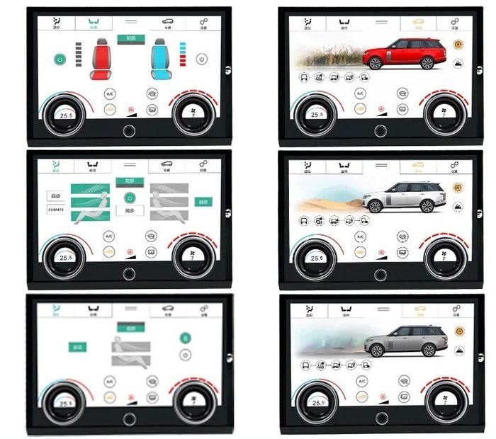 Сенсорная панель климата Range Rover 4 2012-2017 - LCD/ЖК экран 10" без отверстия под CD с функцией CarPlay