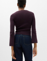 Короткий кардиган в рубчик из шерстяной смеси - Marks & Spencer