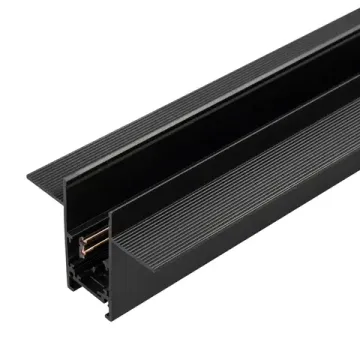 Встраиваемый со скрытым фланцем трековый шинопровод 3м 033635 чёрный MAG-ORIENT-TRACK-2652-FDW-3000 (BK) MAG-ORIENT Arlight