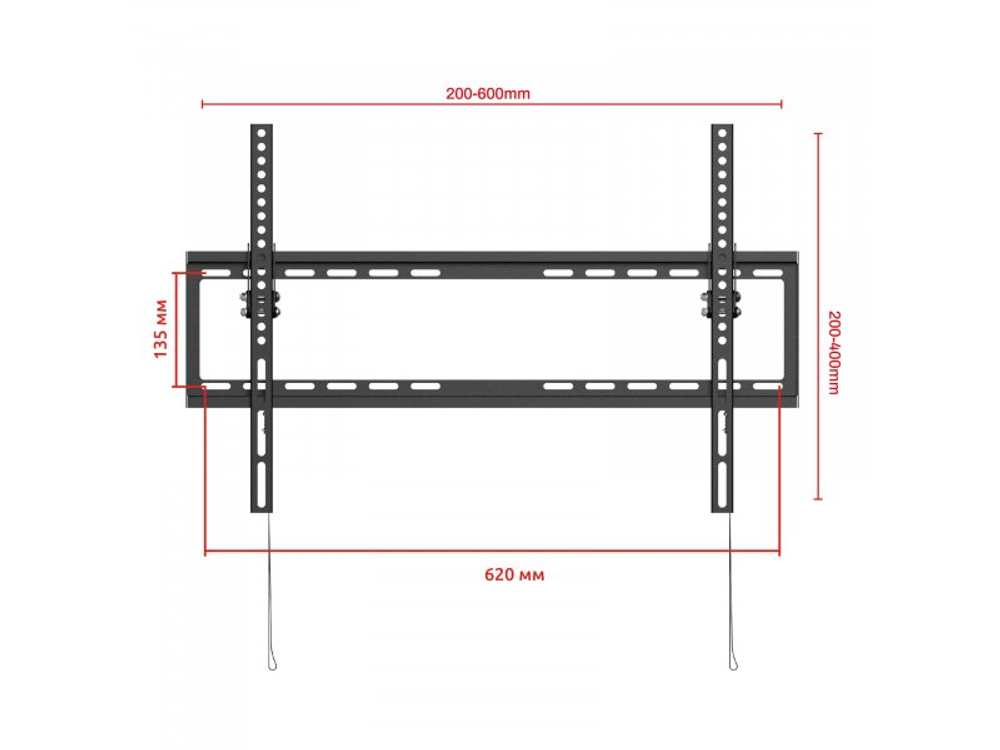 Наклонный кронштейн Uniteki TM1206 черный