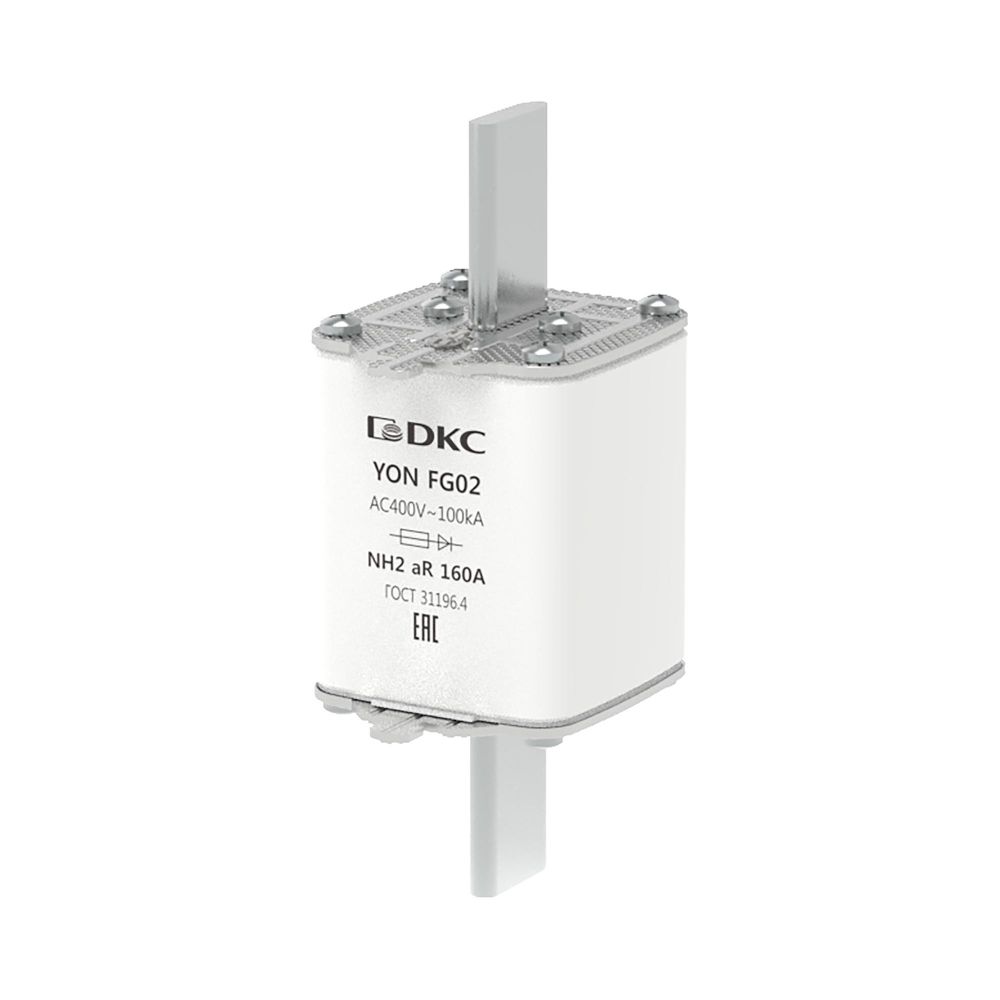 Предохранитель YON ножевого типа FG2 160А 400V характеристика aR