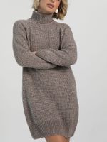 Свитер удлиненный Вексана (кофе с молоком) Б16497-12М LT Collection