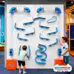 Интерактивная игровая стена «Воздушная эскадрилья», 2,44×0,39×2,44 м