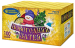 Фейерверк батарея салютов на 100 залпов" Новогодняя затея" Р8475 100залпов,калибр 1,25