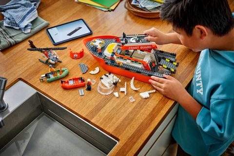 Конструктор LEGO City 60504 Coast Guard Rescue Boat & Helicopter